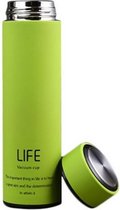 Life Thermoskan - 500ml - Inclusief RVS filter - Groen