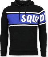 Trui met Capuchon - Zwarte Hoodie Heren - Blauw