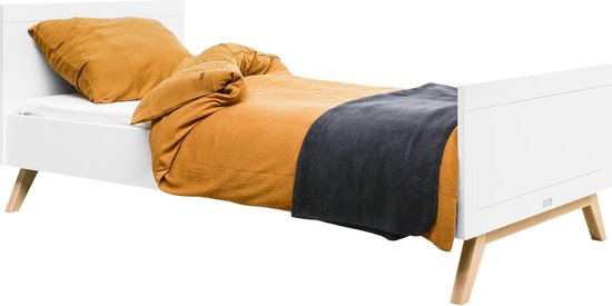 Bopita Fenna bed 90x200 - Wit/Naturel