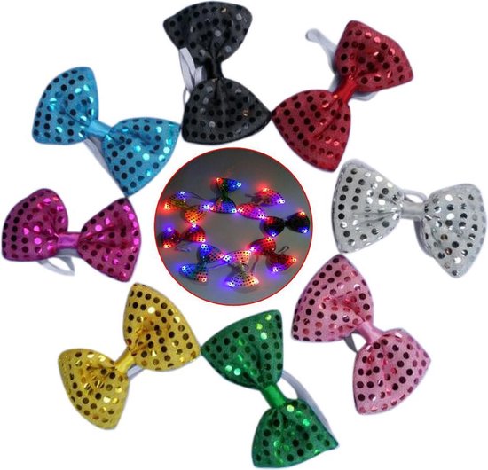 Noeud papillon LED Rouge