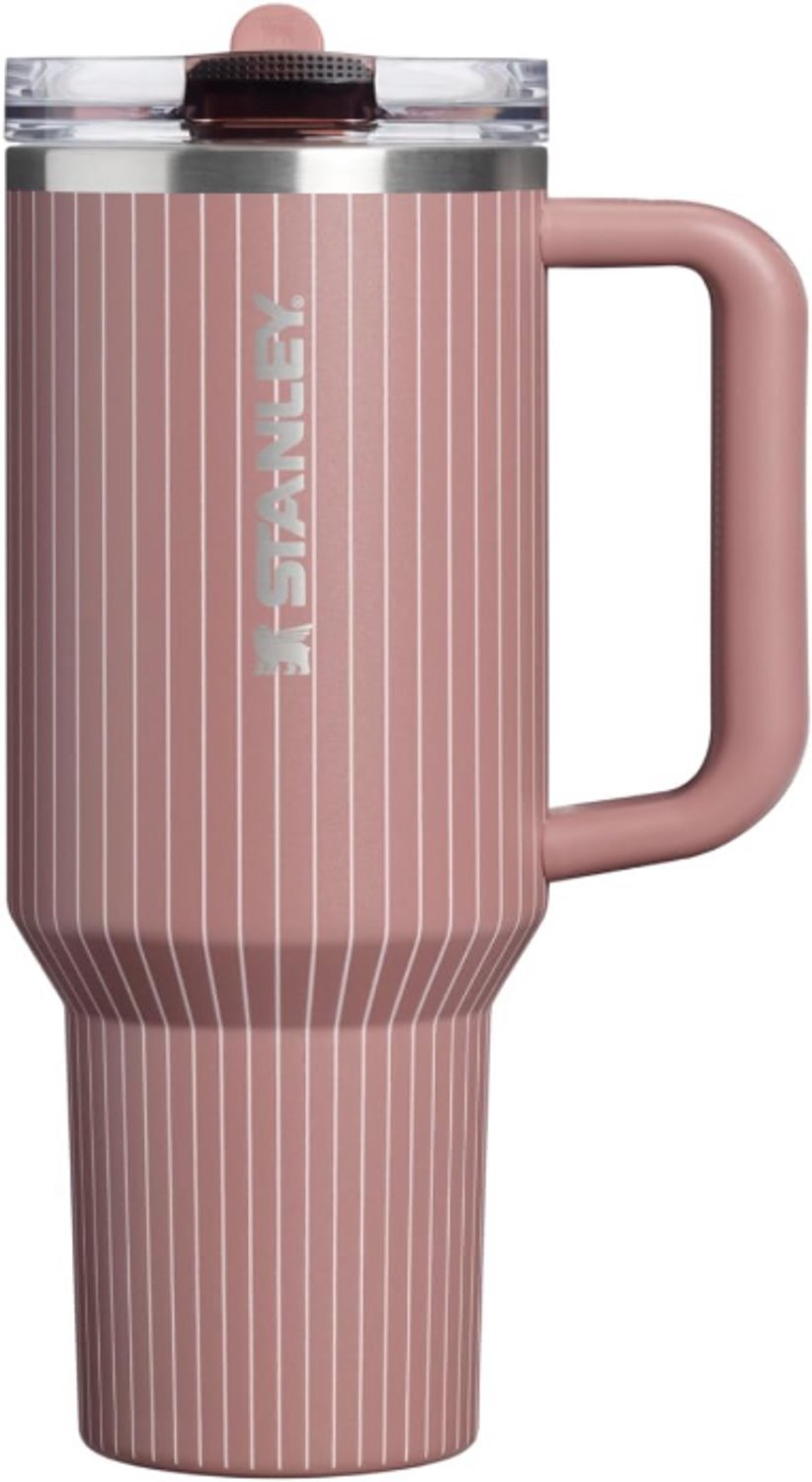 STANLEY Quencher ProTour Flip Straw Tumbler 1.2L (Moab Pinstripe) – Lekvrije Drinkbeker met Rietje & Handvat – Geïsoleerd RVS – BPA-vrij