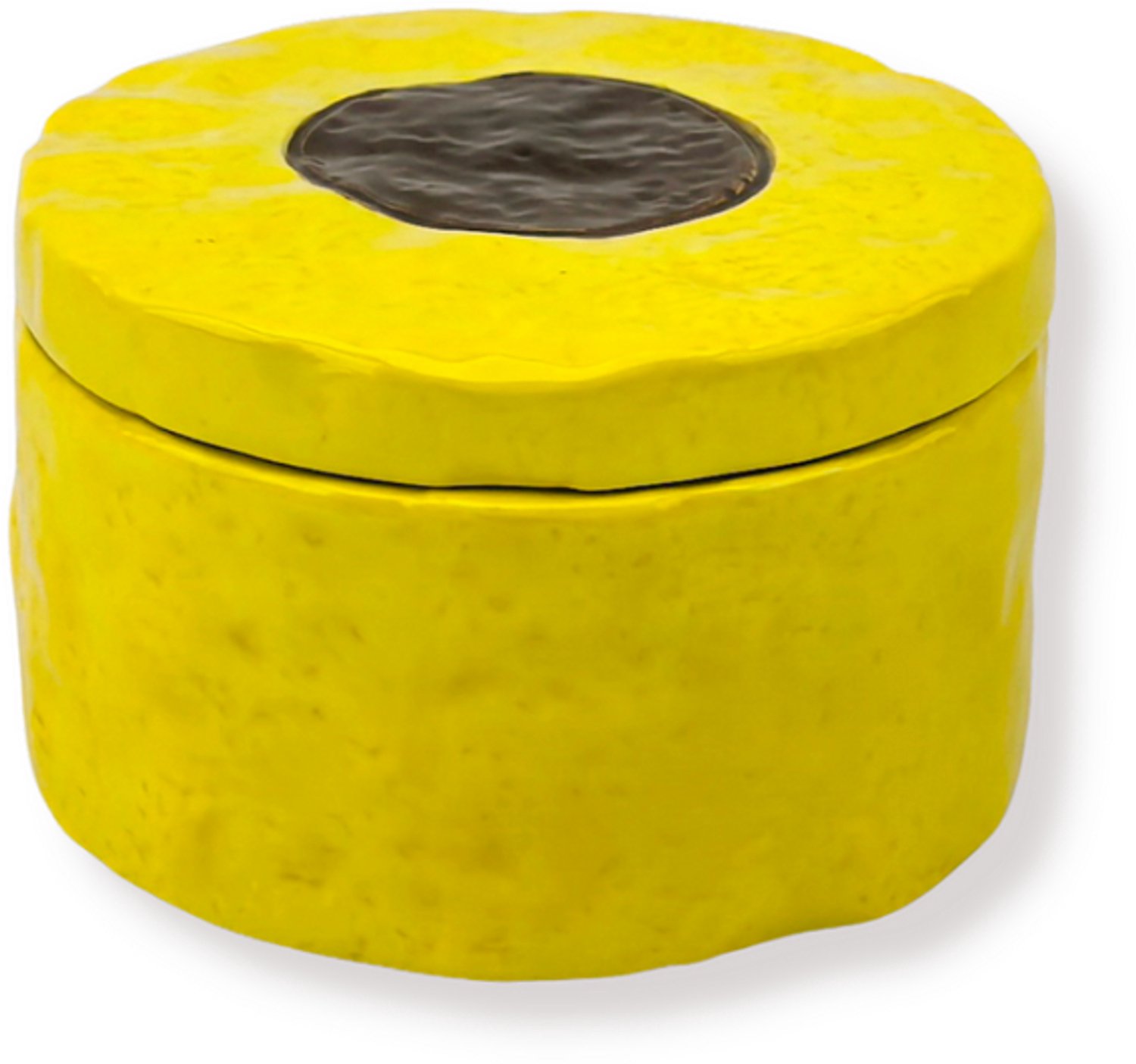 Voorraadpotje - Engelse Drop - Geel - 9X9X6Cm