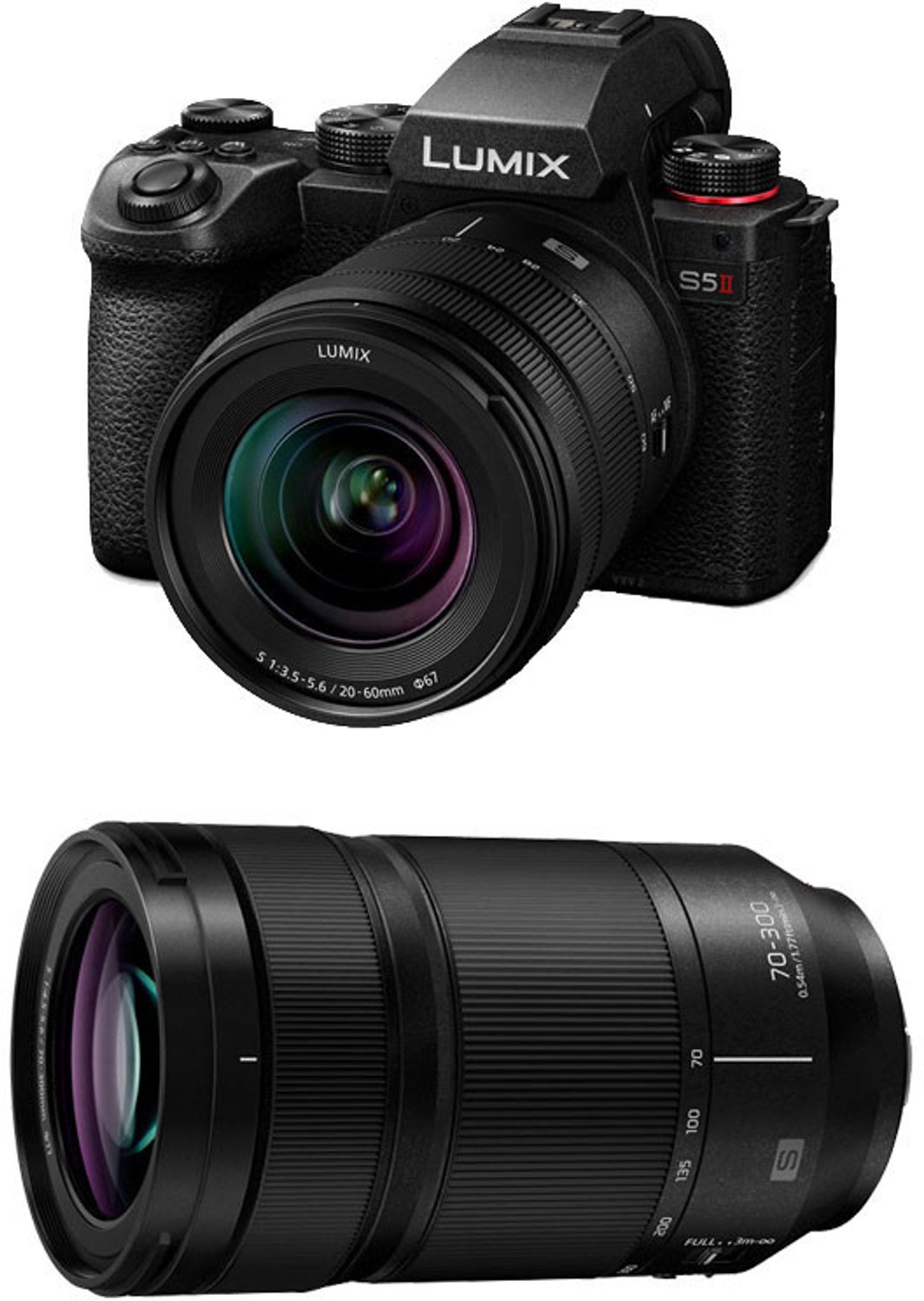 PANASONIC LUMIX S5 MARK II + 20-60 mm f/3.5-5.6 + 70-300 mm f/4.5-5.6