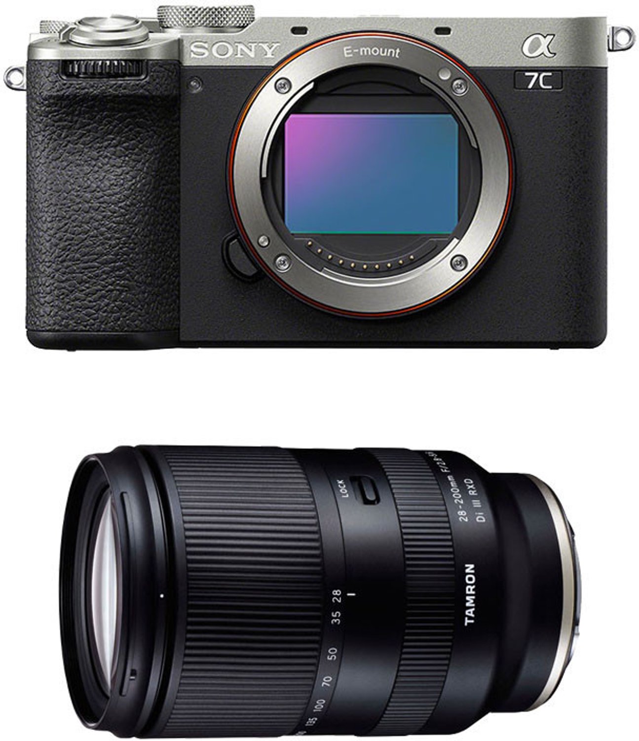 SONY ALPHA 7C II Silber + TAMRON 28-200 f/2.8-5.6 SONY FE