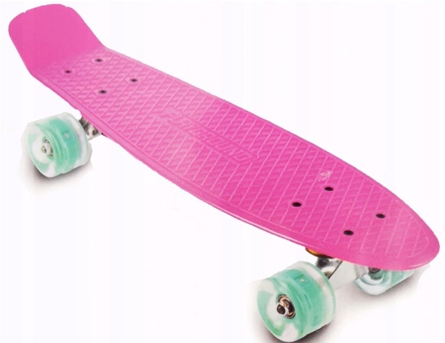 Playground LED Skateboard Fiszka Lichtgevend en Stabiel Roze