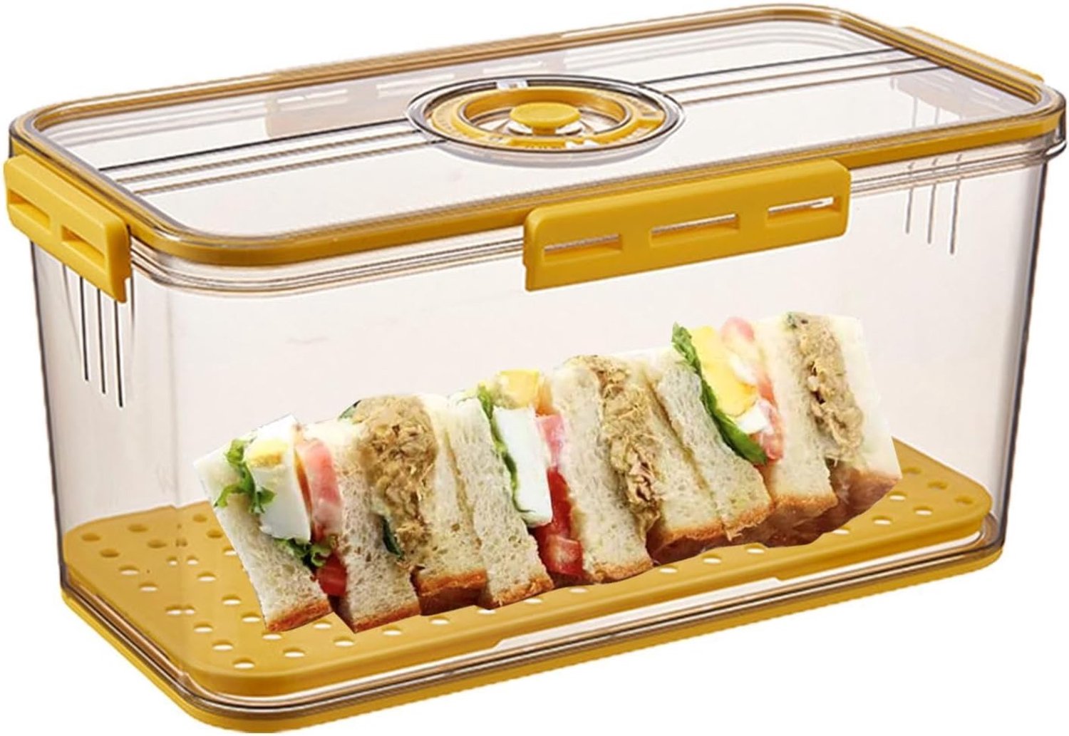 Brooddoos voor Keuken Countertop Luchtdichte Luchtklep Brood Saver Deksel