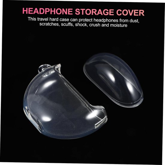 Jojofuny Draagbare Hoofdtelefoon Opberghoes Oordopjes Beschermhoes Tpu 4 Schokbestendige Tas — afbeelding 5