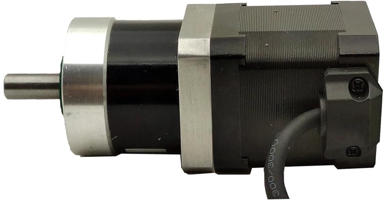 0,6 Nm NEMA17 stappenmotor met planetaire reductie, verhoudingen 4:1/5:1/10:1/16:1/20:1/40:1/50:1/100:1(verhouding 100 tot 1)