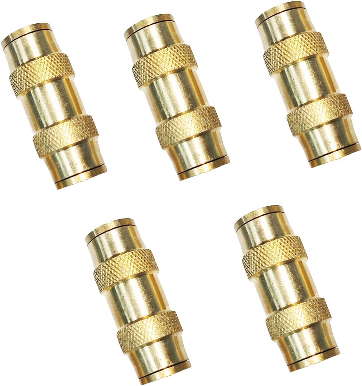 1/2" Buis OD Push-to-Connect Pneumatische Fittings Set - DOT Air Brake Line Fittings, 5 stks Luchtslang Quick Connect Fittings