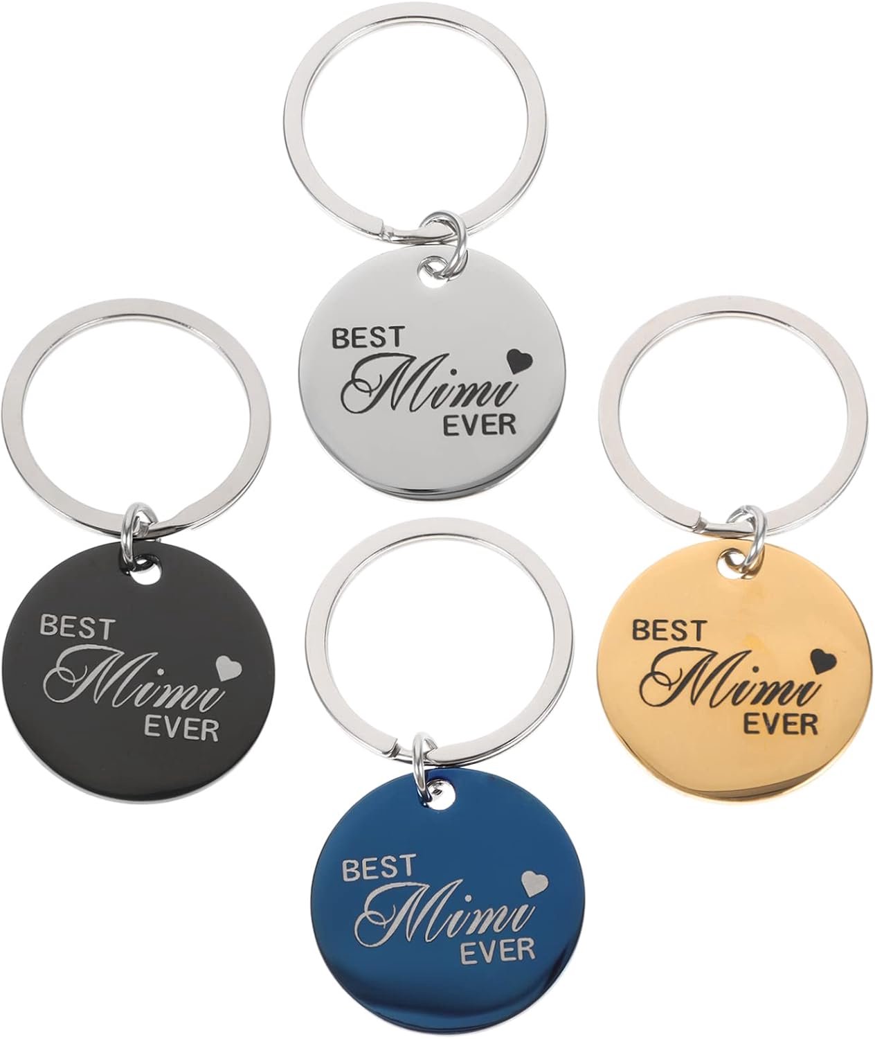 Huisdier-id-tags Honden-id-tags Katten-id-tags 4 Stuks Gegraveerde Huisdier-id-tag Ronde Honden-id-tags Hanger Met Hondenpenning