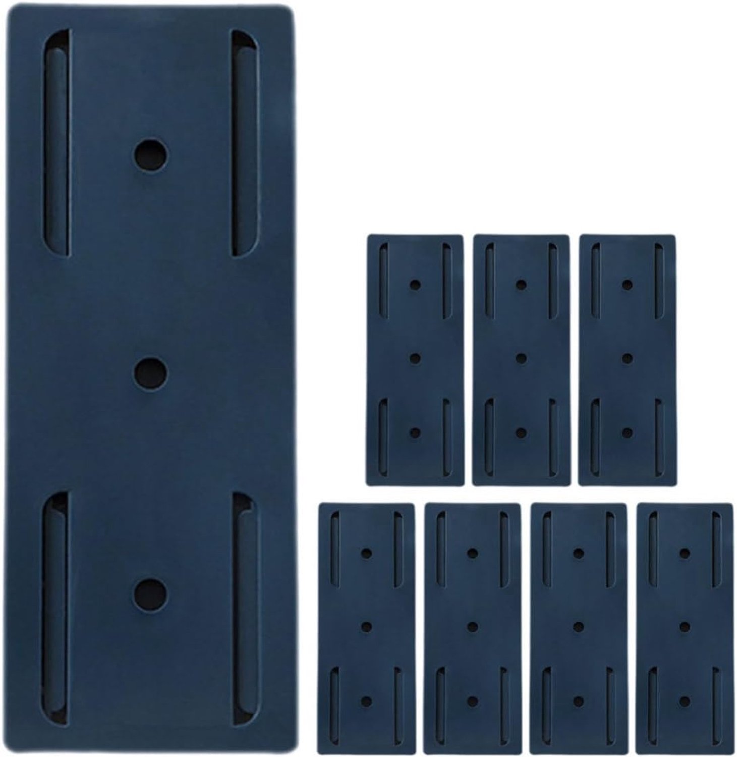8 Stuks Delige Zelfklevende Stopcontactbeugels voor Wandmontage Minimalistisch Ontwerp Ruimtebesparend Eenvoudig Te Installeren zonder Boren Organiseren van Stekkerdozen Kabels