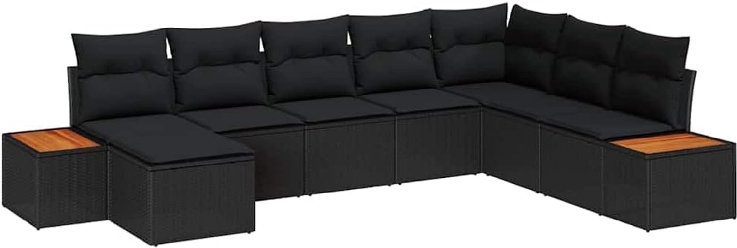 8 st Zwart Poly riet