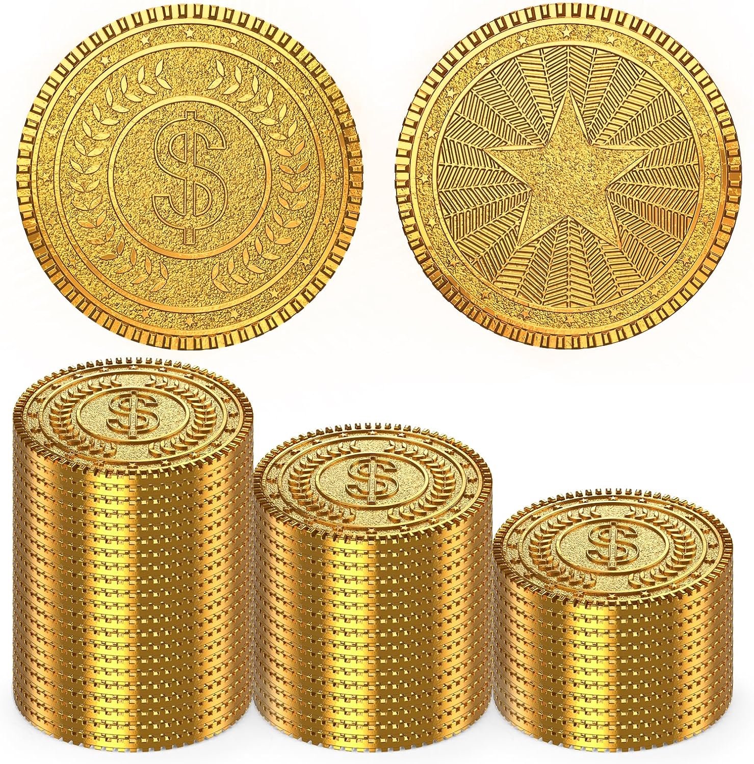 50 stuks metalen gouden munten, DND piratenmunten, stressverminderend gereedschap, met fluwelen zakje met trekkoord voor bordspellen, rollenspellen, schatjacht, piraten-avontuur, thematische