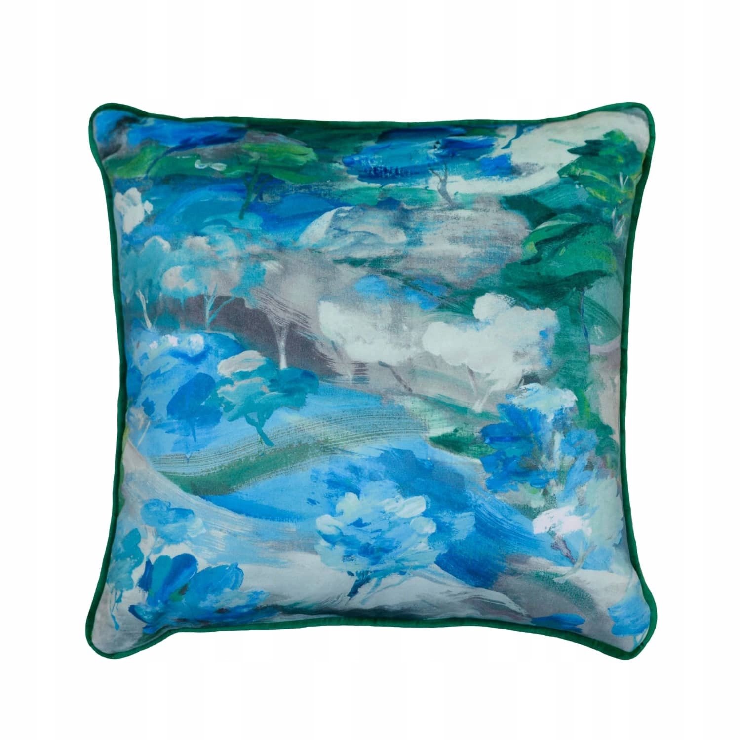 Bagdad IMPRESSIO Velvet Sierkussenhoes 45x45 cm - Blauw Groen