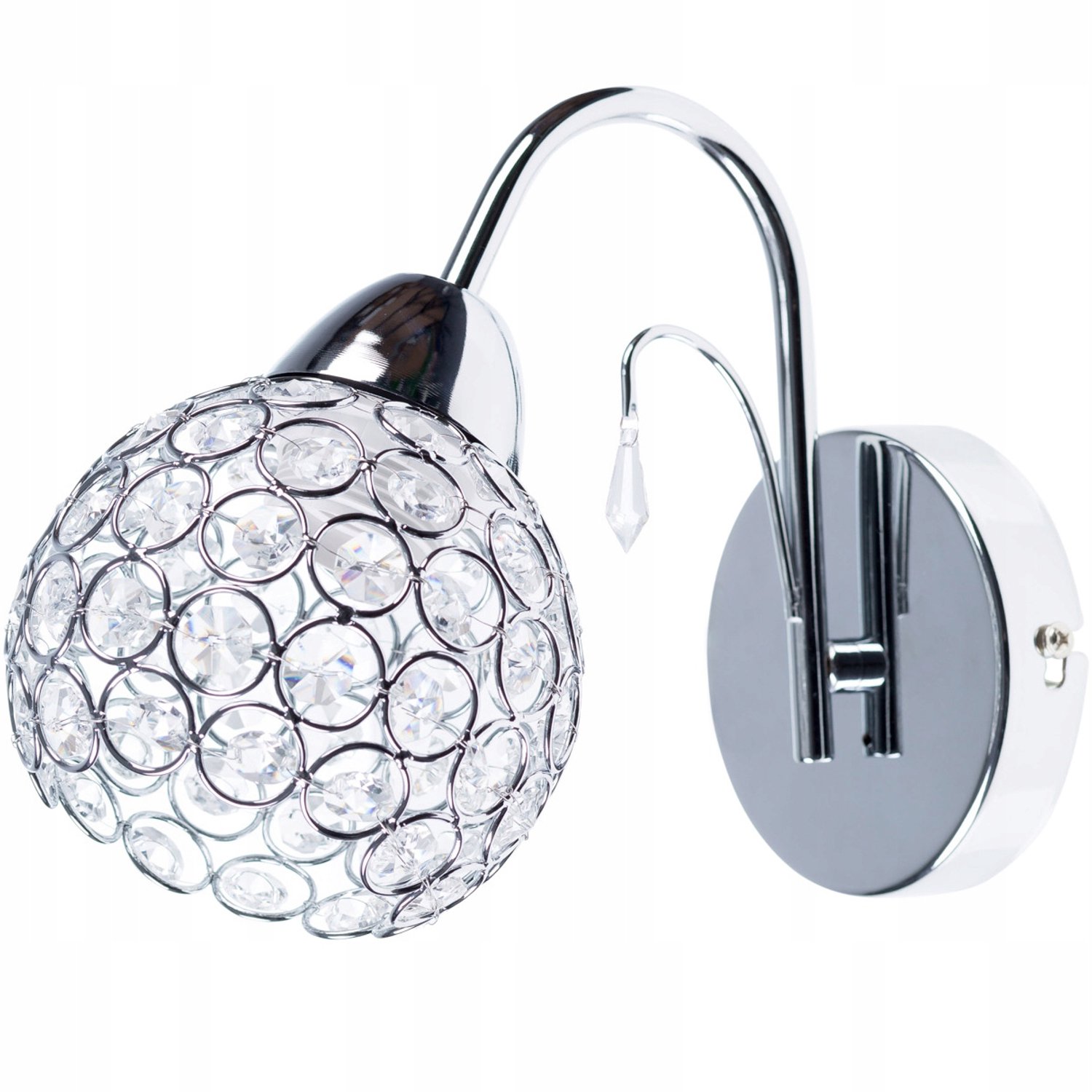 Merkloos Wandlamp LED E27 Chroom - Modern Design
