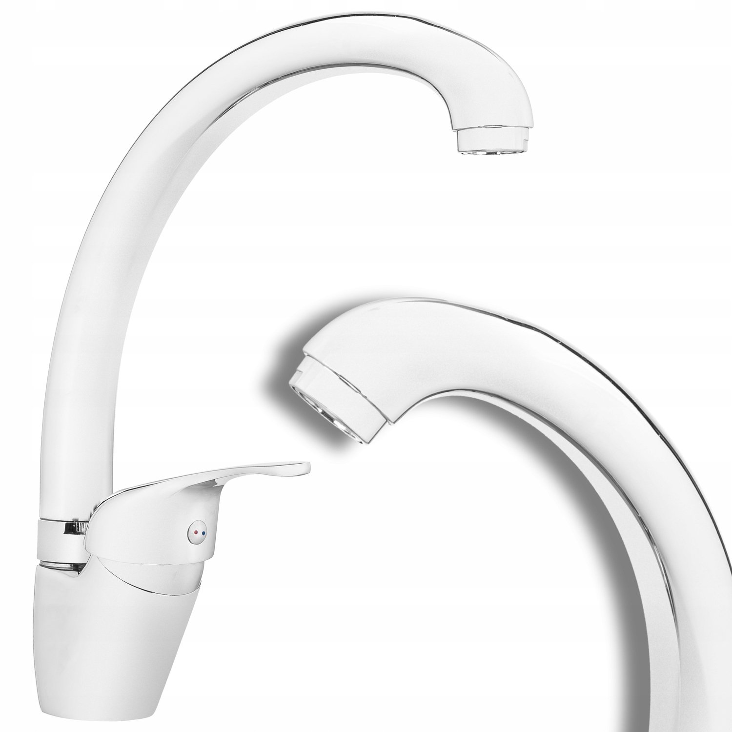 Invena Mitris Serie - Keukenkraan - Chroom - Lux Draaibare Uitloop