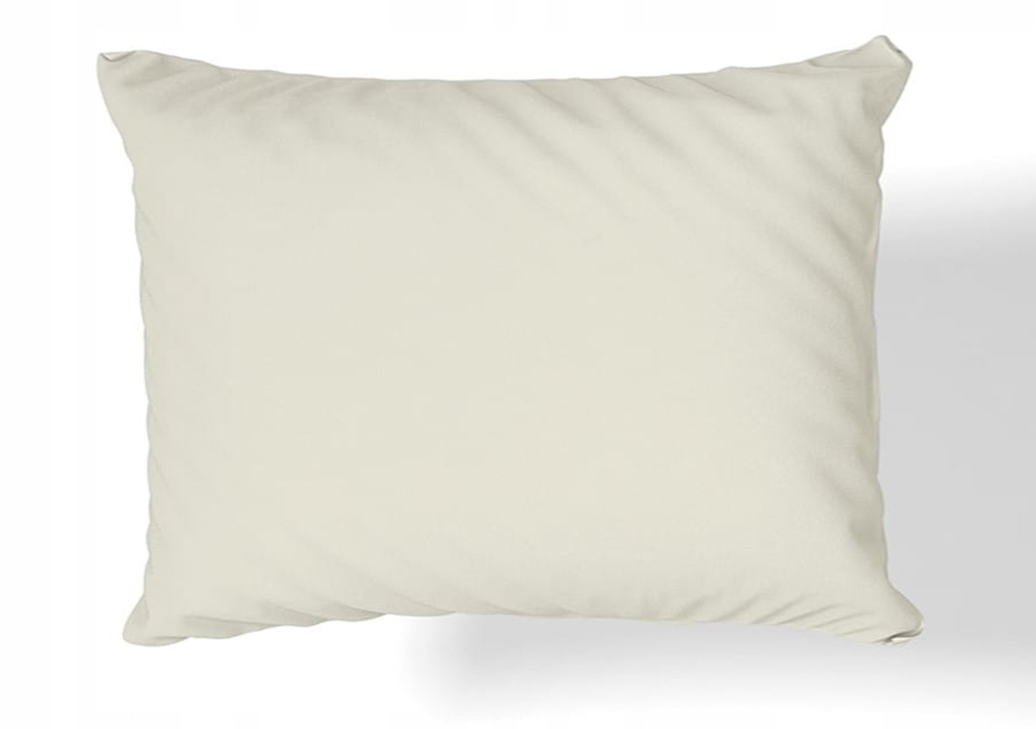 Katoenen satijnen kussensloop 70x80 cm crème