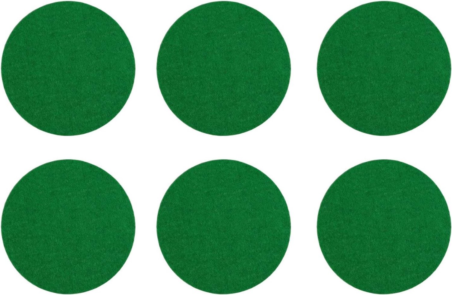 Zelfklevende Vilt Pads voor Air Hockey Hamer - Groene Viltjes (74mm) voor Optimale Spelervaring en Bescherming