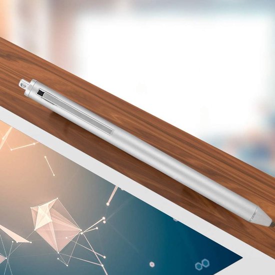Touchscreen stylus pennen, hoge gevoeligheid en precisie capacitieve pennen met fijne punt, actieve digitale pen voor tablets en mobiele telefoons, diverse kleuren optioneel(Zilver) — afbeelding 2