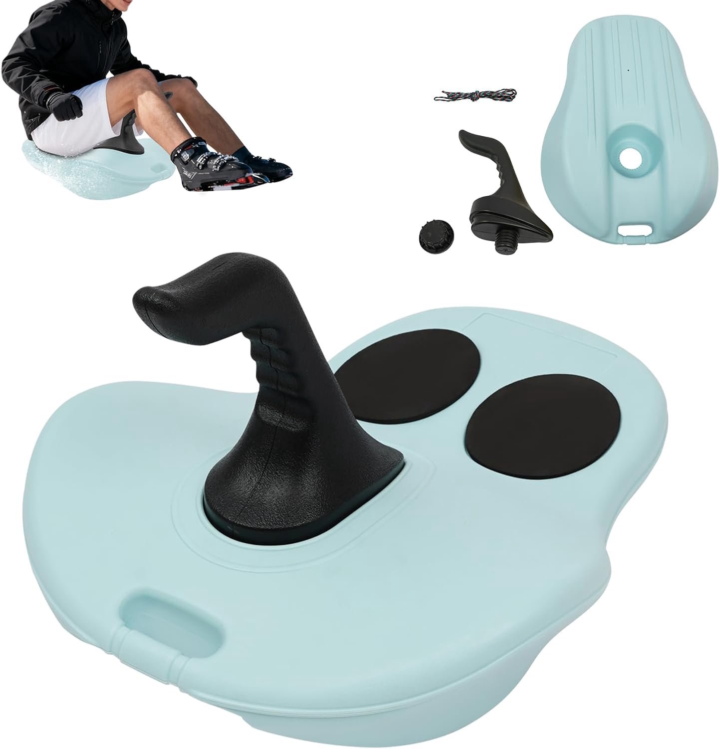 Snowboard, draagbare sneeuwslee met handgreep, sneeuwslee, snowboard, sneeuw freestyle draagbare slee, voor outdoor skiën