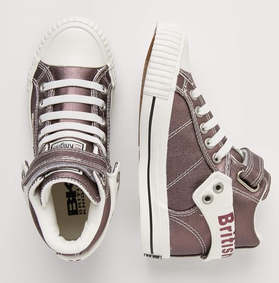 British Knights ROCO Meisjes sneakers hoog - Donker grijs - maat 30 |  bol.com