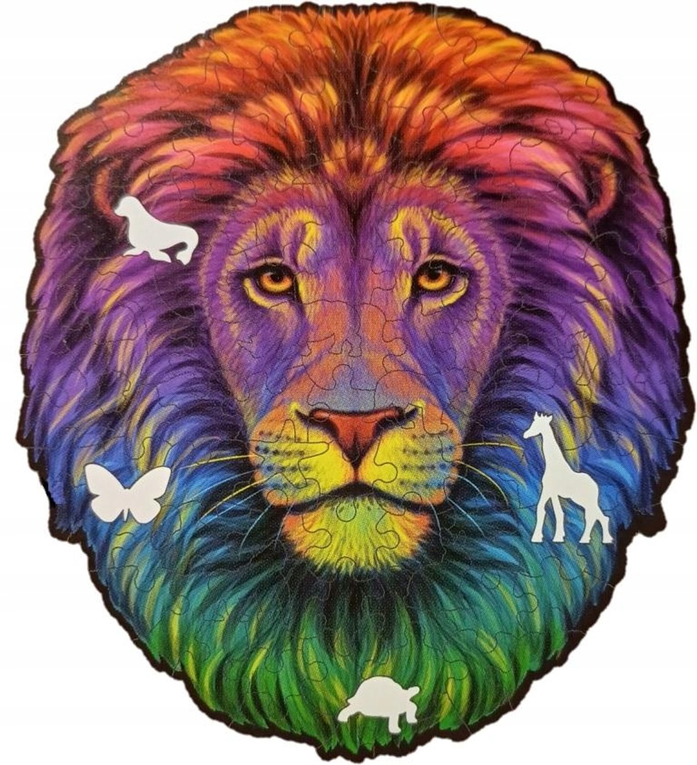 Dierenpuzzel Leeuw - 110 Stukjes - Kleurrijk en Educatief