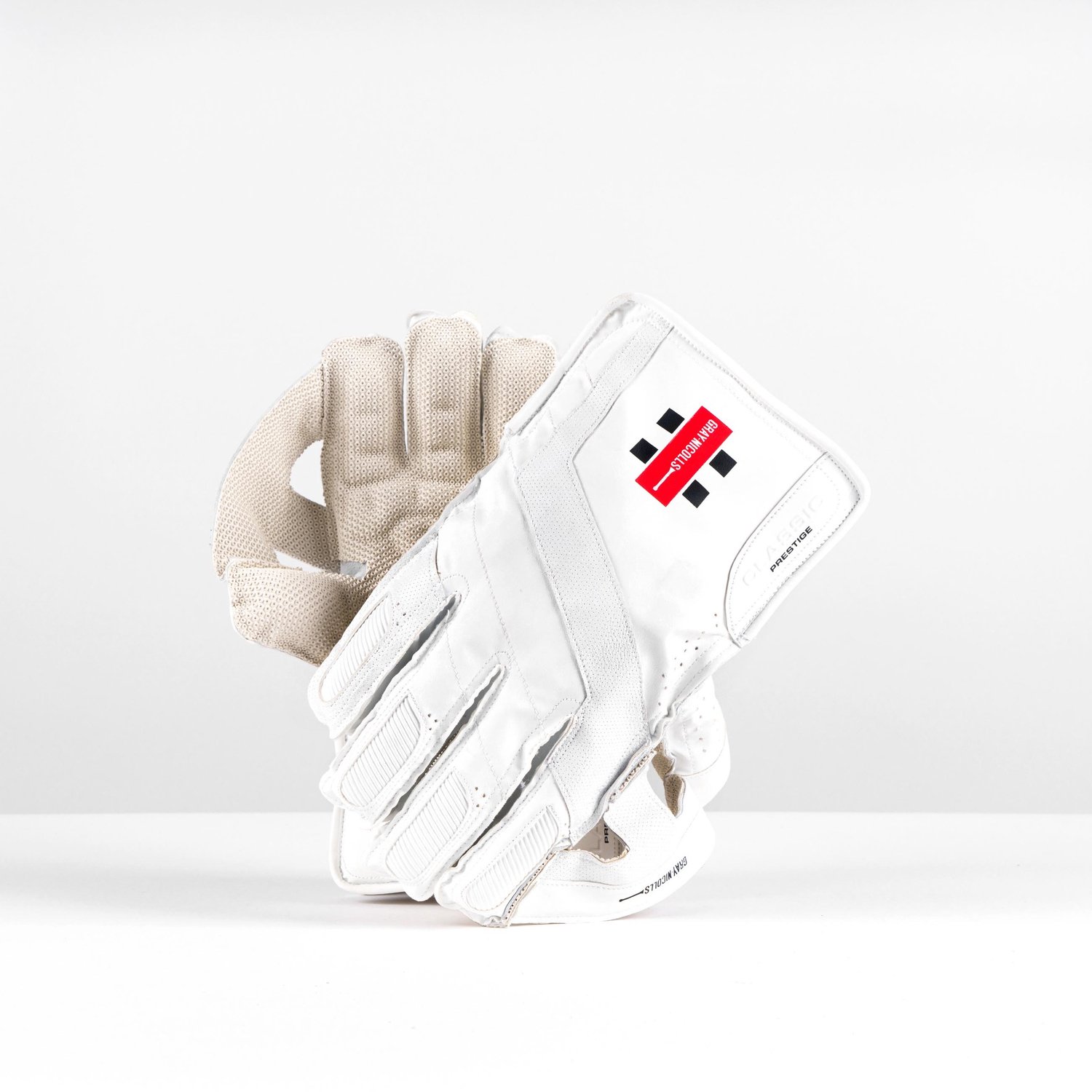 Gray-Nicolls cricket handschoenen Classic Prestige wit voor volwassenen.