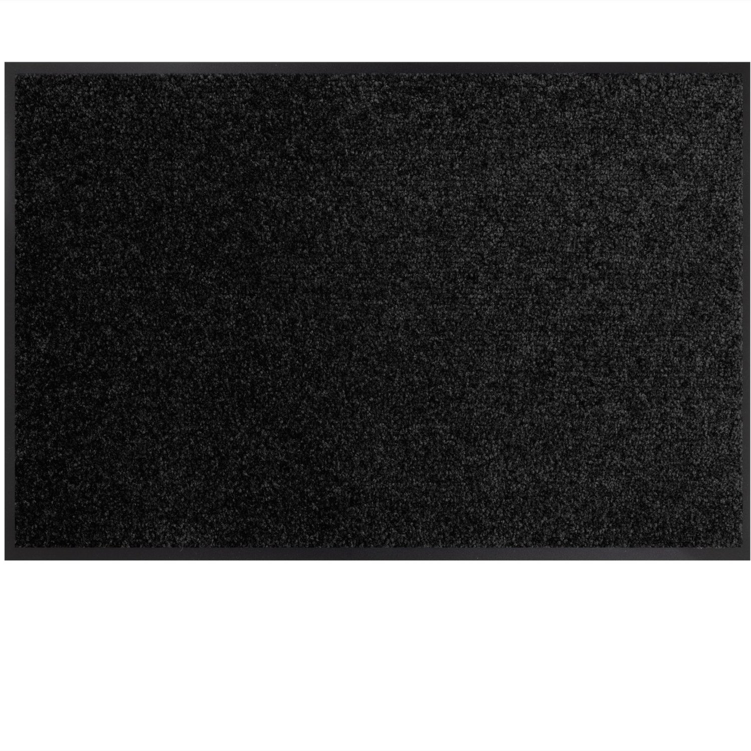 ANRO Deurmat Amigo Zwart 80x60cm – Schoonloopmat Antislip Wasbaar Voordeur Hal Binnen