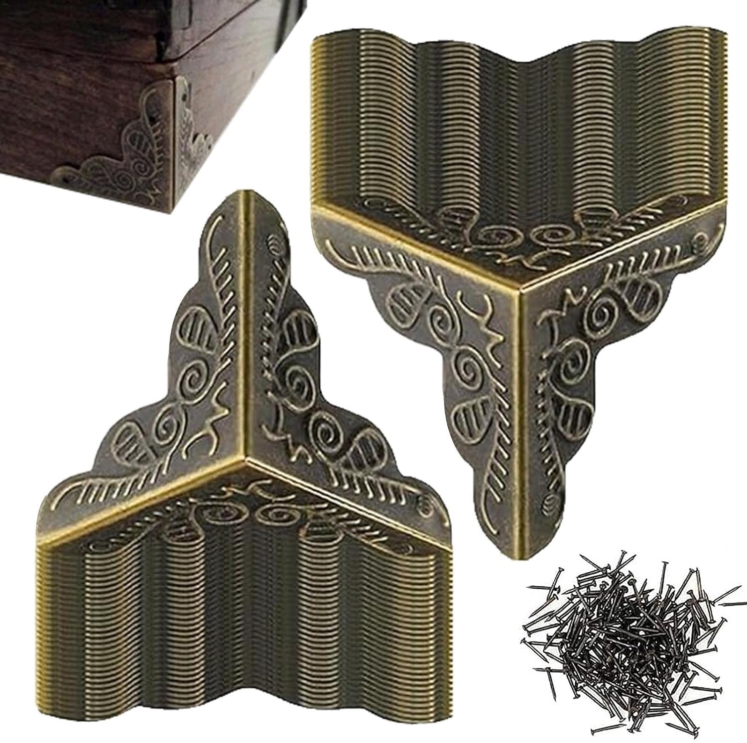 Corner Dust Guards - 100 stuks retro box hoekbeschermers