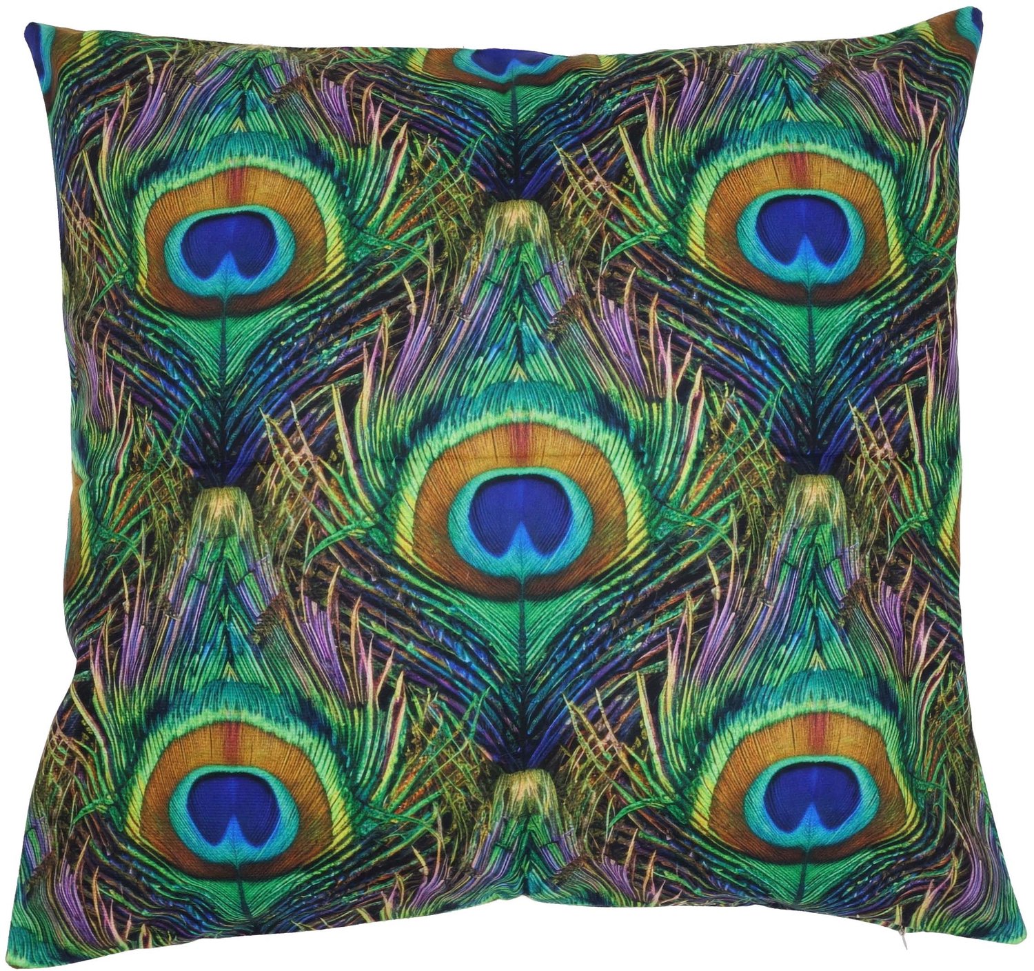 Kussenhoes Pearl Peacock Pauwveren 45 x 45 cm | Exclusief binnenkussen