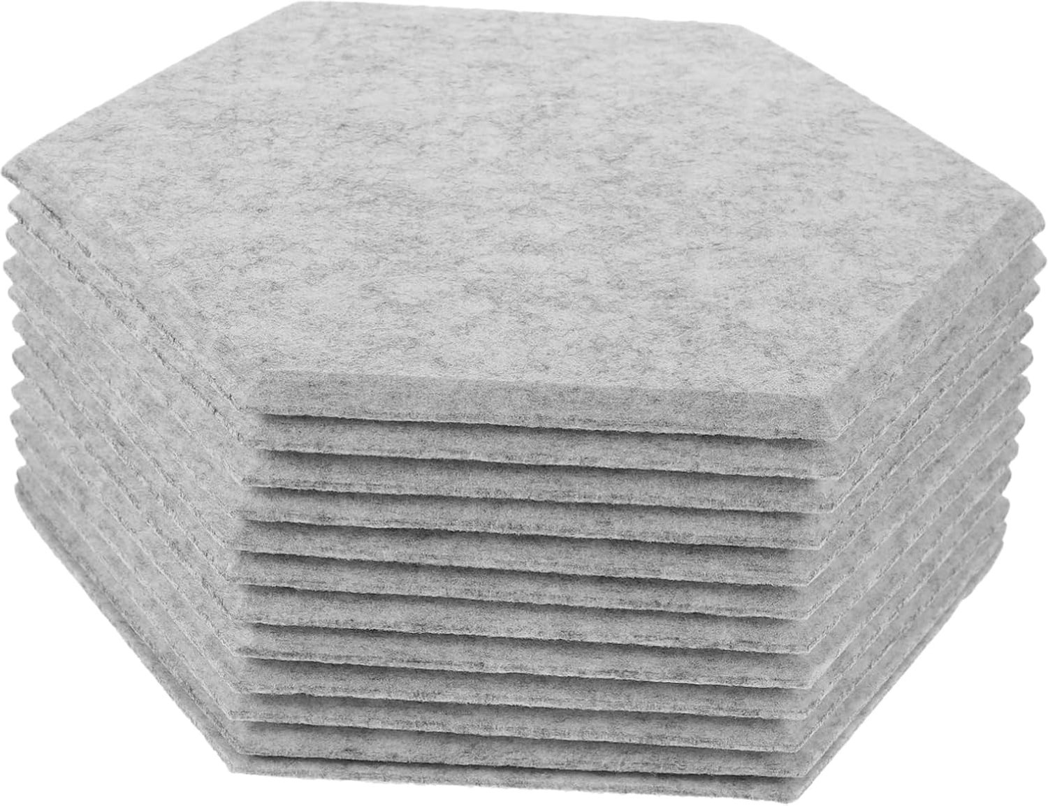 12stuks Geluidsisolatie Paneel Akoestisch Absorptiemateriaal Design Voor Thuis Kantoor Studio Zilvergrijs Effectieve Geluidsreductie