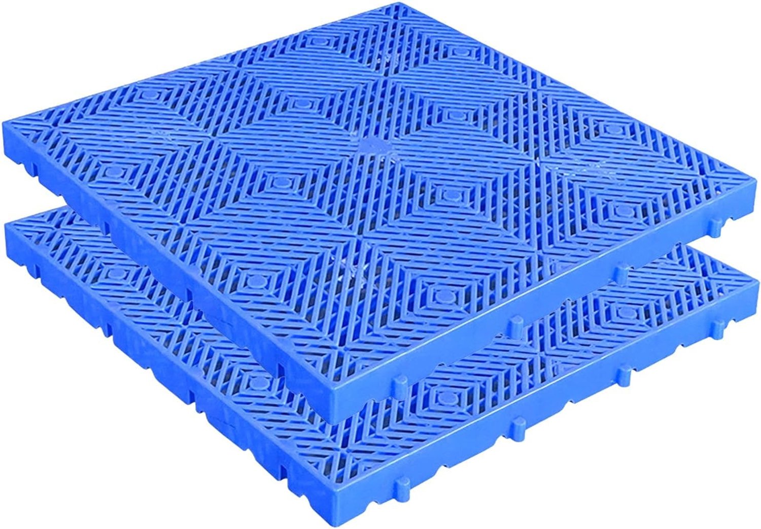 2 stuks waterdichte kunststof pallets - ademende Sto-roosters voor kelder, tuin, terras en kennel - vloerpads voor efficiënte Sto-oplossingen