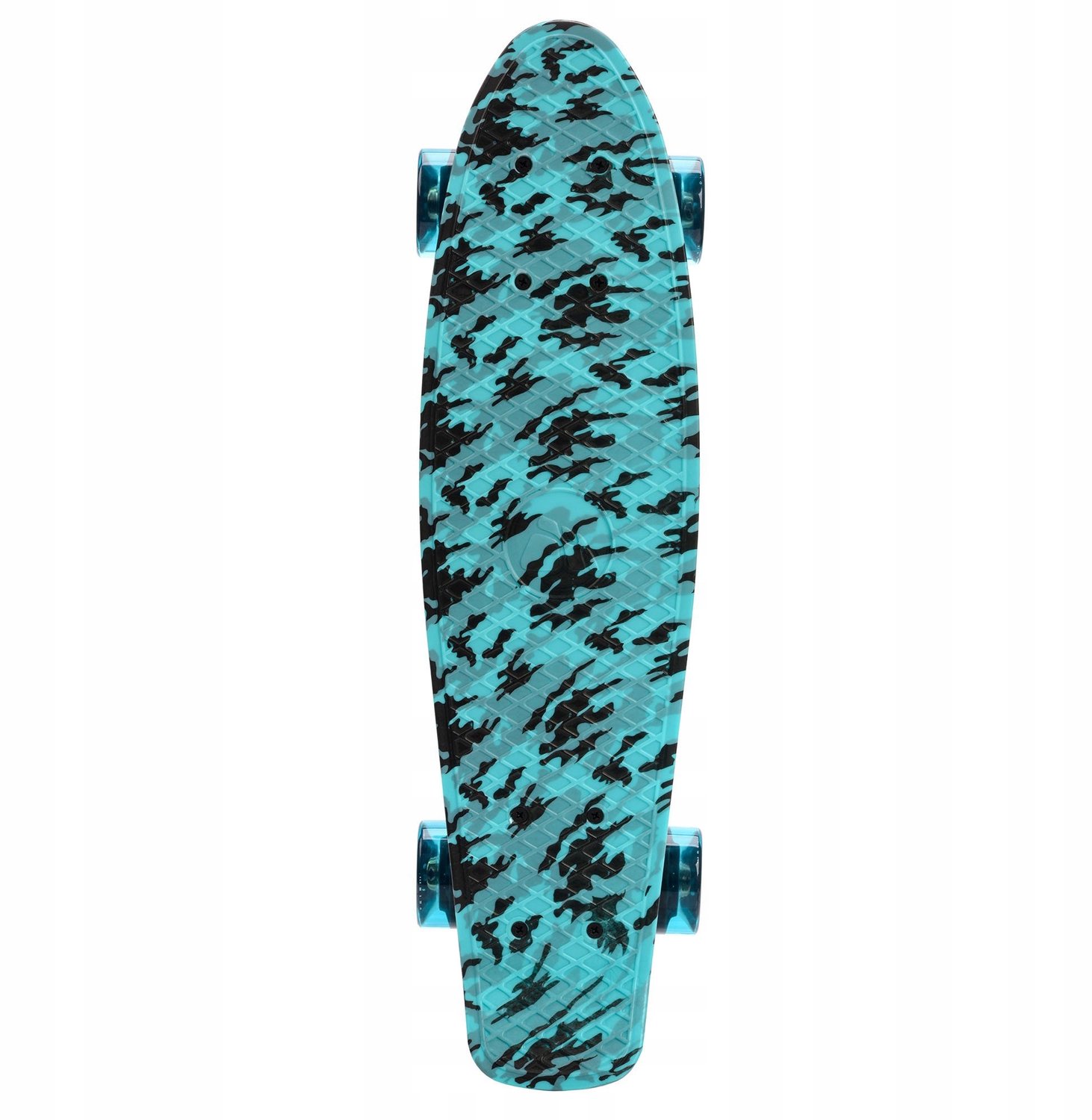 Meteor Fishboard Skateboard voor Kinderen Compact en Stevig Zwart