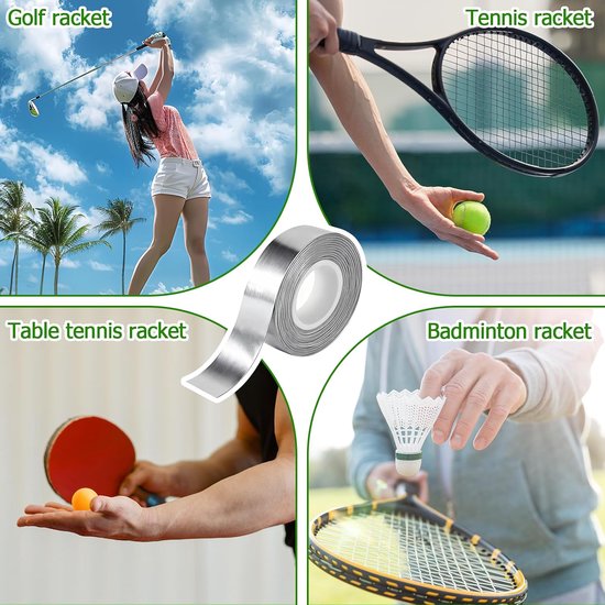 Golf Lead Tape 1/2" x 60" - Verstelbare Gewichtsband - Geschikt voor Golfclubs en Rackets - Verbeter je Swinggewicht - ShopVlot van GOLF — afbeelding 4
