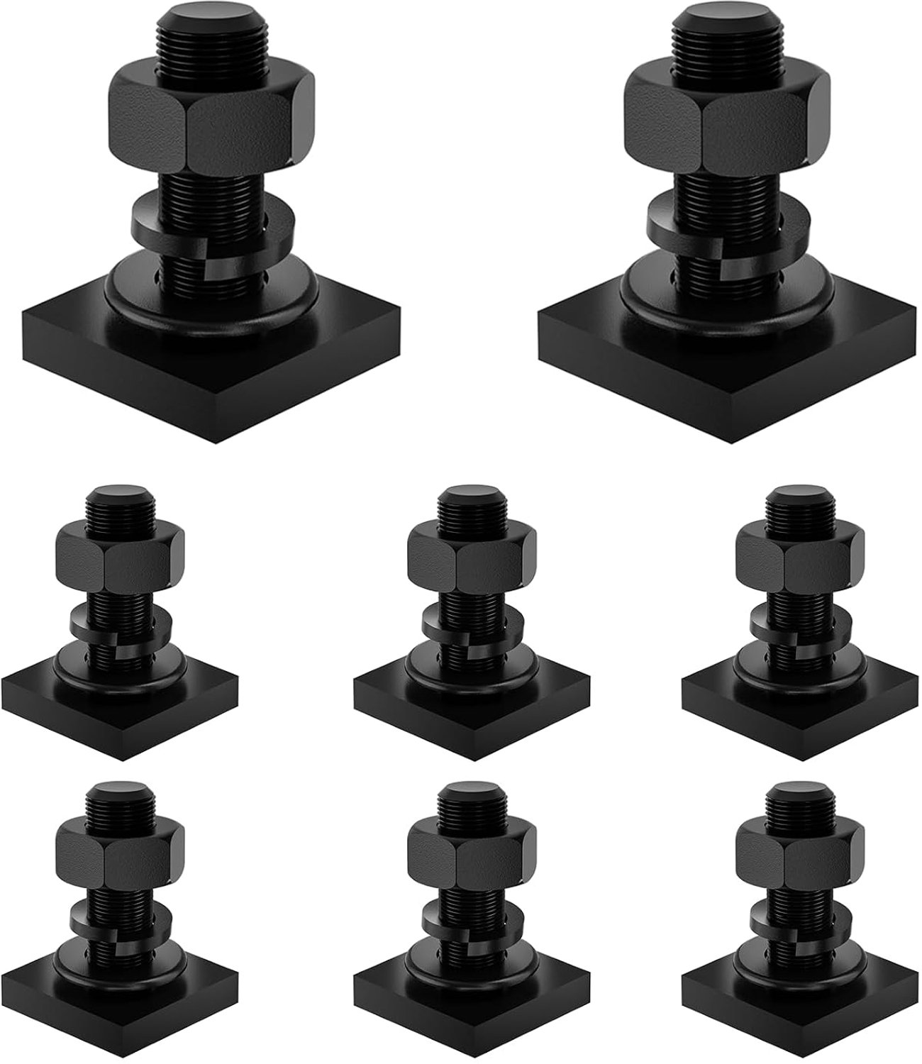 8 stuks T-sleufschroeven, M8 x 20 mm, roestvrij staal, T-railbouten, adapter voor Thule en Yakima dakdragers, accessoires voor de bevestiging van fiets-, ski- en kajakdragers, zonnepaneel en luifel