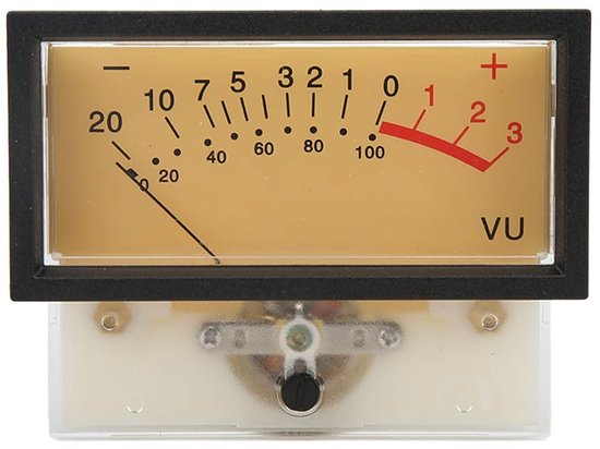 VU-audiometer met LED-achtergrondverlichting, Zeer Nauwkeurige Eindversterkermeter voor Doe-het-zelvers, Auto-audiotransformaties — afbeelding 4