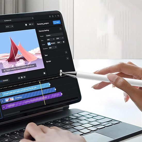 Pennen voor touchscreens,Siliconen touchpen | Handtekeningpen met hoge precisie en touchscreen - Gevoelige schrijfpen voor werk, entertainment, studie, schilderen — afbeelding 5