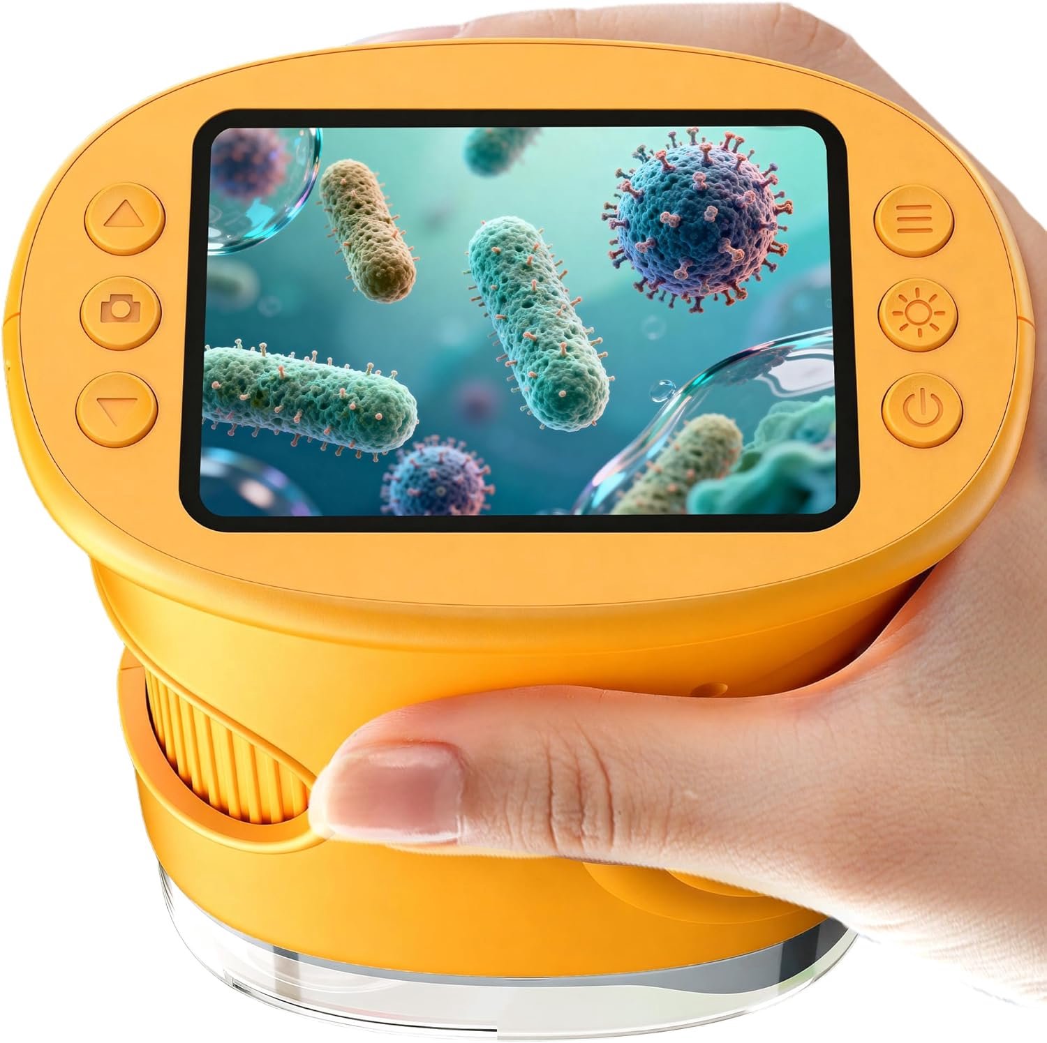 Microscoop voor kinderen - Draagbare Kinder Microscoop - 1000x Zoom - STEM speelgoed- Foto & Video opslag - Tuinspeelgoed