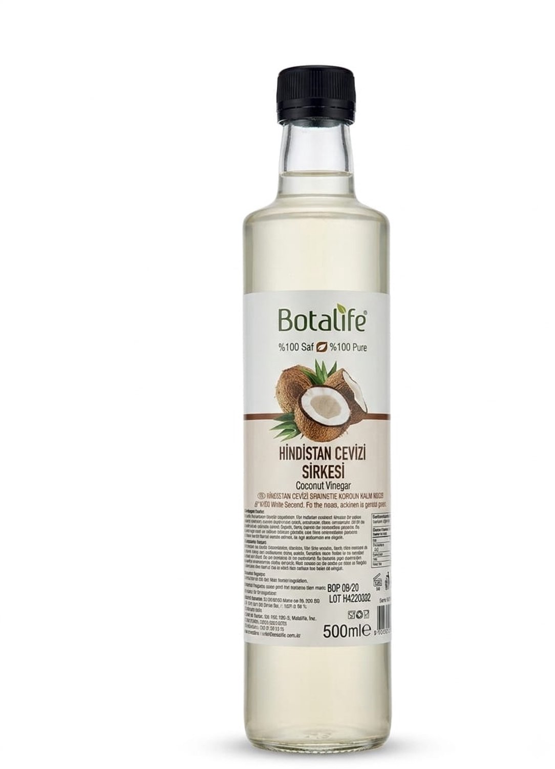Botalife - Kokosazijn - Hindistan Cevizi Sirkesi - %100 Natuurlijk - 500 ml