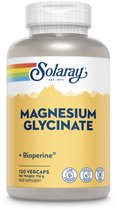 Solaray Magnesium Glycinaat - Magnesium glycinate premium 350mg - 120 vegacaps