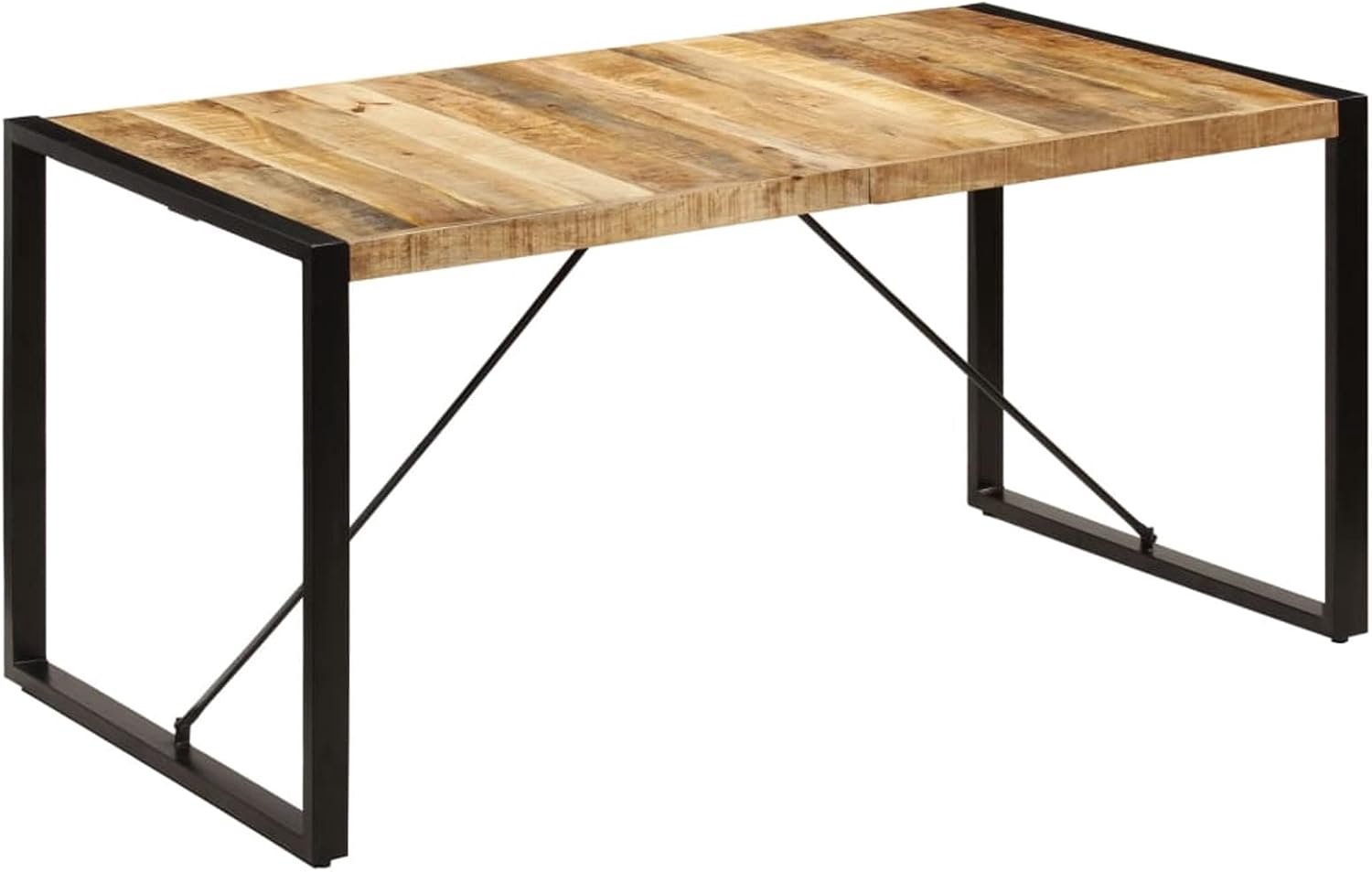 Eettafel 160x80x75 cm massief mangohout, eettafel, eettafel, tuin eettafel, tuinmeubilair