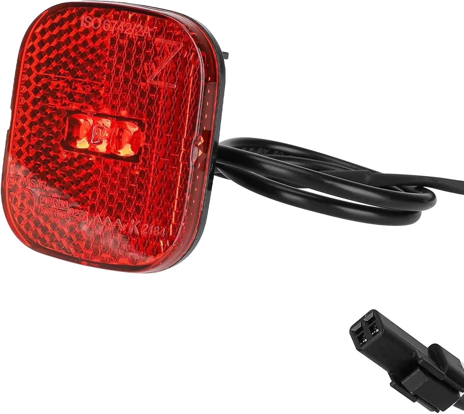 Achterlicht voor Segway Ninebot Max G3/F3/ZT3 Pro elektrische step, waarschuwingsremlicht, knipperlicht, remlicht, achterspatbord, achterlicht voor Ninebot Max G3/F3/ZT3 scooter