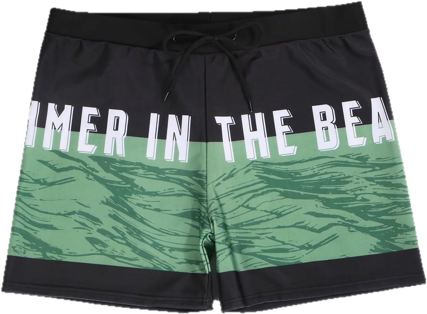 Zwemshort met trekkoord, bedrukt Summer in The Beach