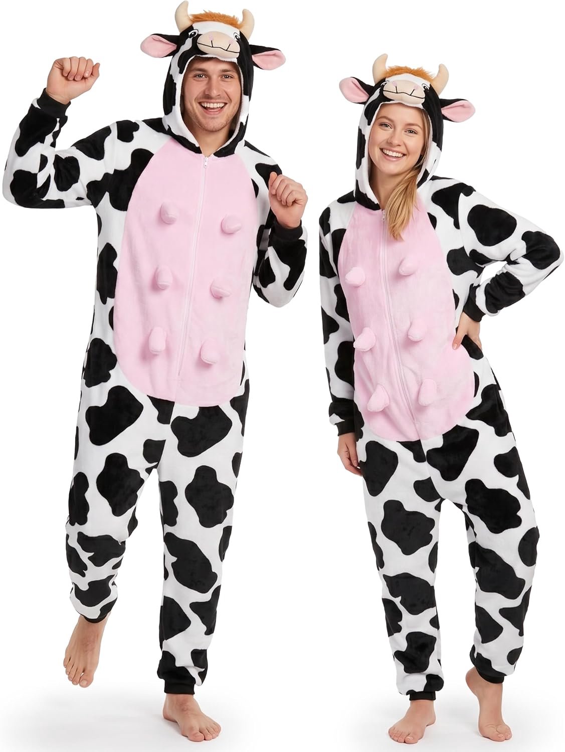 Dieren-Halloweenkostuum voor volwassenen, S-2XL, full-body pyjama