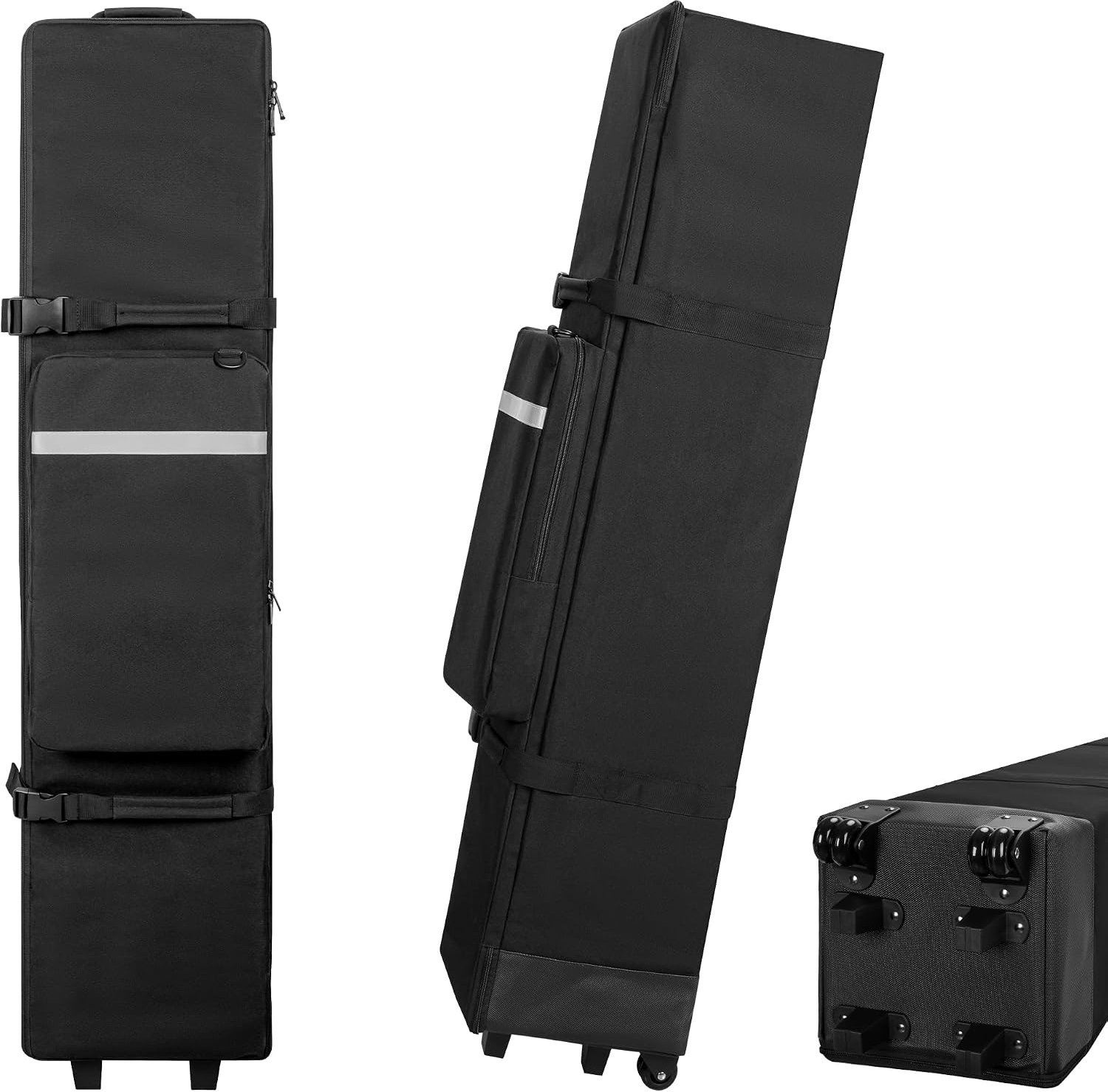 121 x 25 x 25 cm, vervanging voor 25 x 25 cm pop-up luifeltent, robuuste luifeltent met wielen, met 600D Oxford-stof en handgrepen