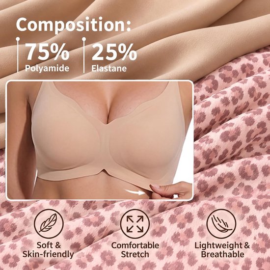 Beha voor Dames BH's Jelly Bras voor Vrouwen Push Up BH Draadloze Comfort — afbeelding 2