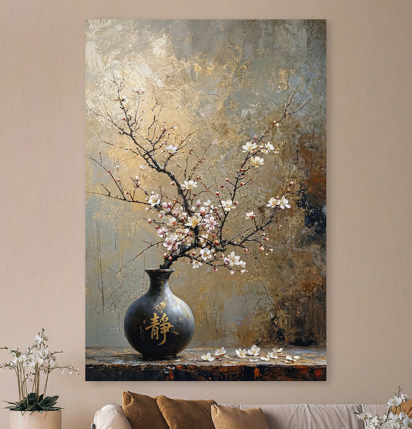 HIP ORGNL The Path of Hanami - Wanddecoratie Kersenbloesem - 40x60 cm