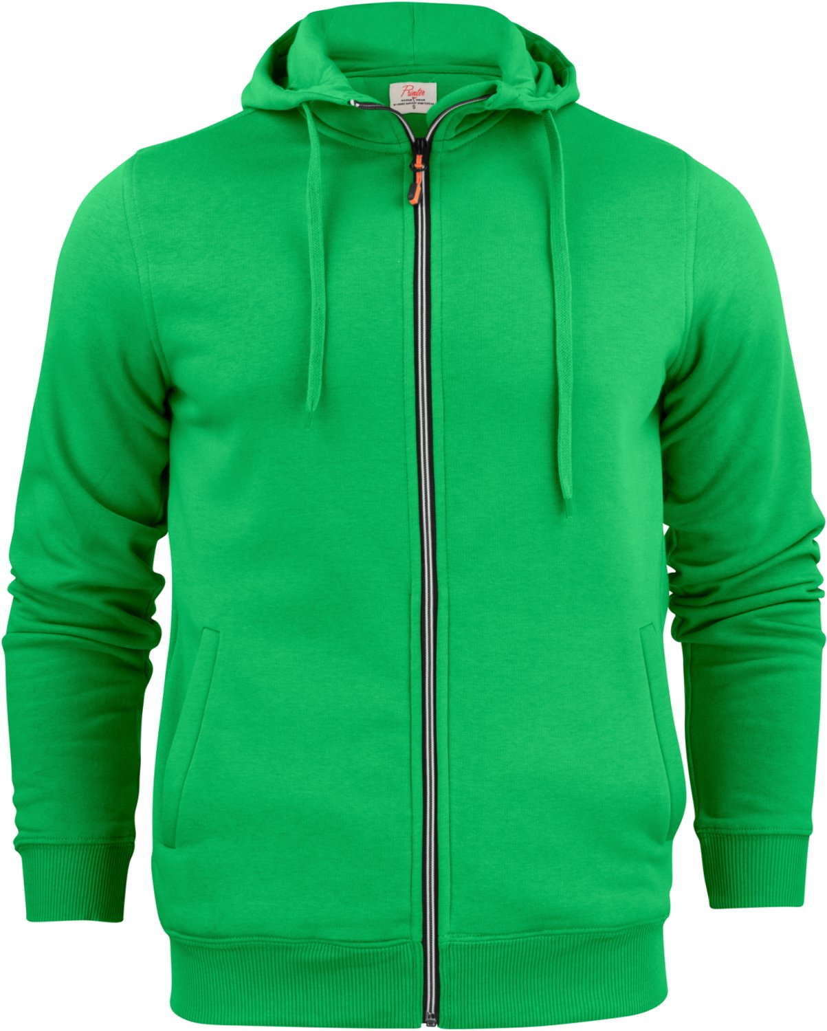 Printer hooded sweat jacket Overhead man - 2262051 - Zwart - maat XL