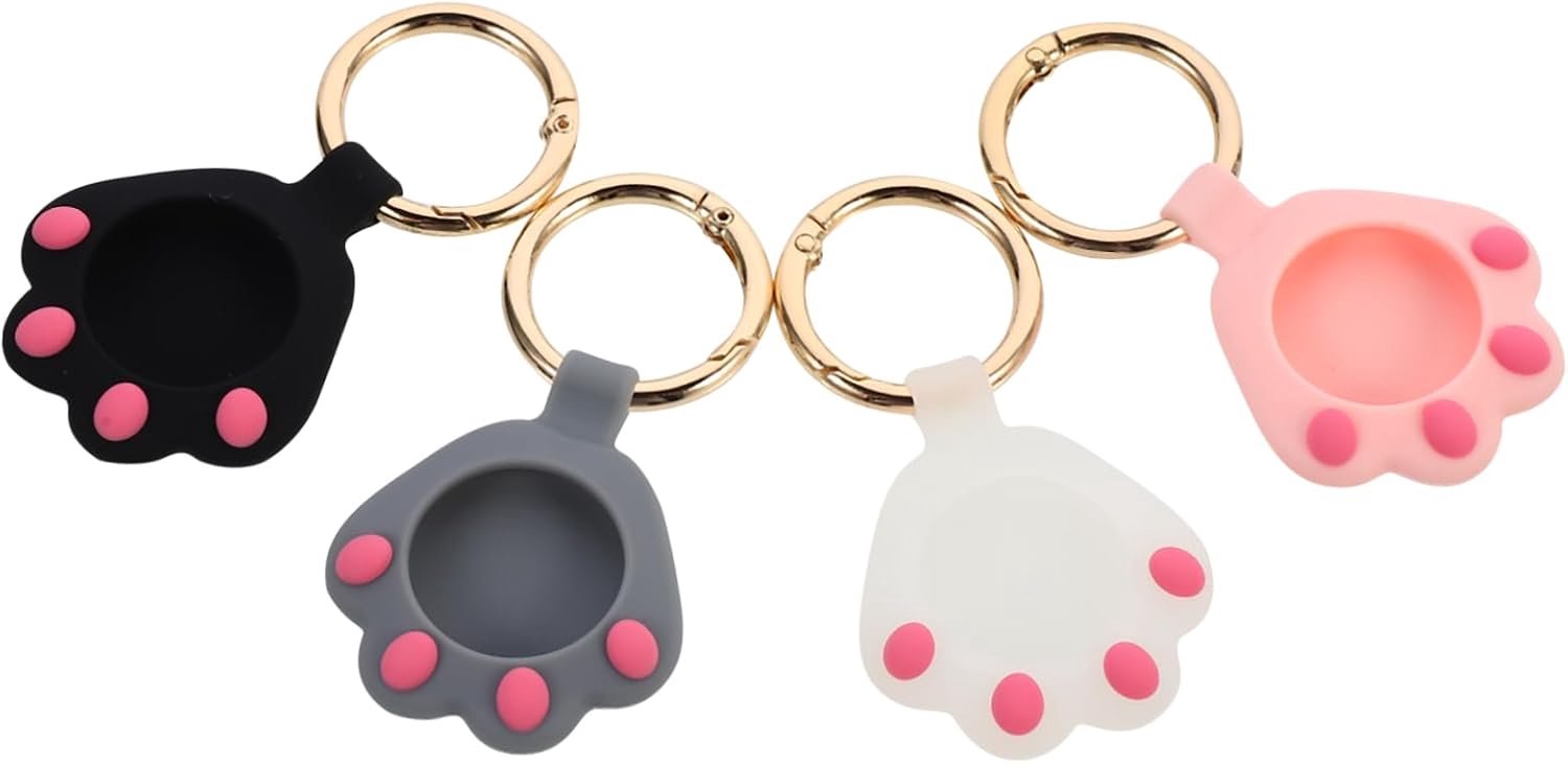 Jojofuny 2 Sets Mini Case Cat -verloren Tracker Tracer Cover Compact Gemakkelijk Mee Te Nemen Niet-schokbestendig 4 Stuks * 2