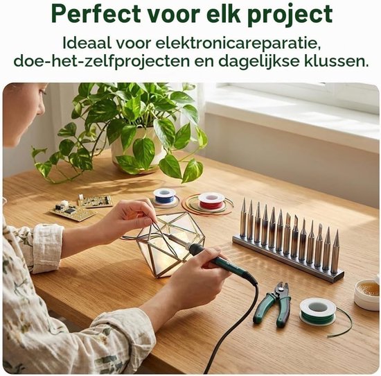 Set van 12 Vervangende Loodpunten voor Soldeerstation en Lasmachines - Compatibel met Diverse Modellen, Ideaal voor Elektronica en Hobbyprojecten — afbeelding 4